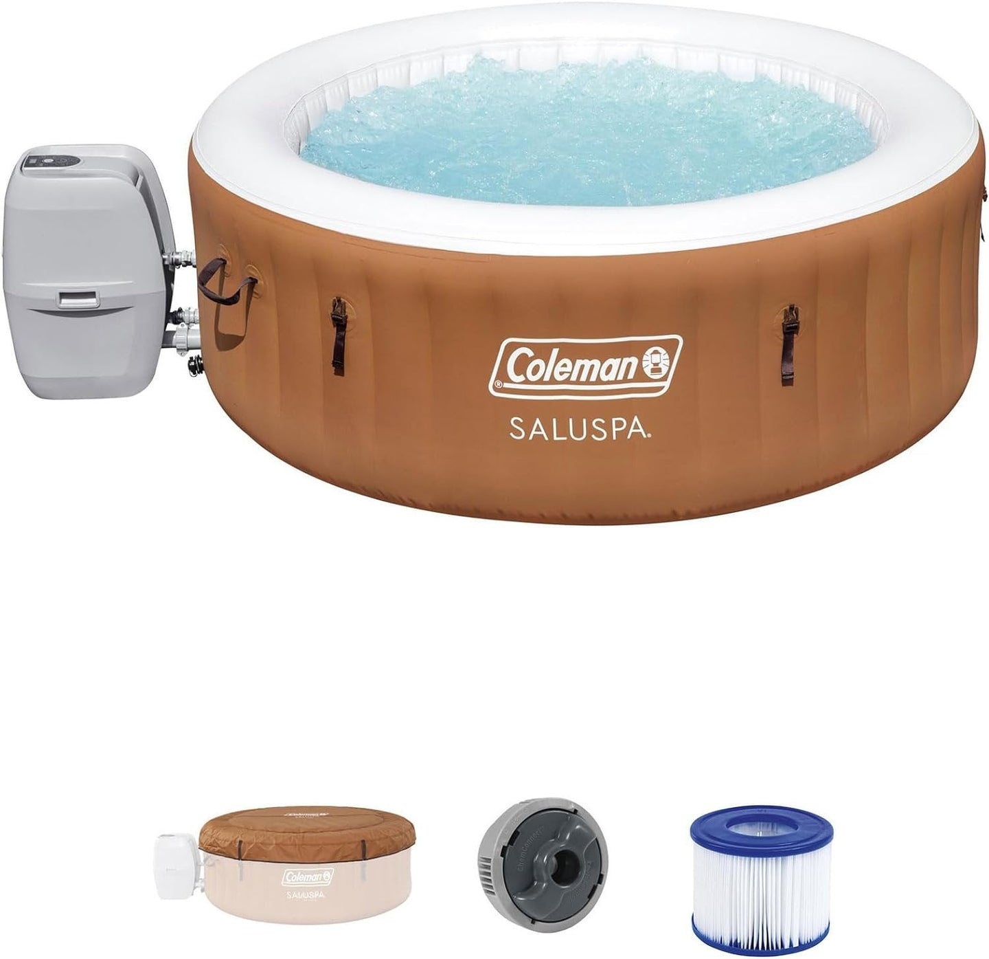 Inflatable Hot Tub Round Portable Outdoor Spa